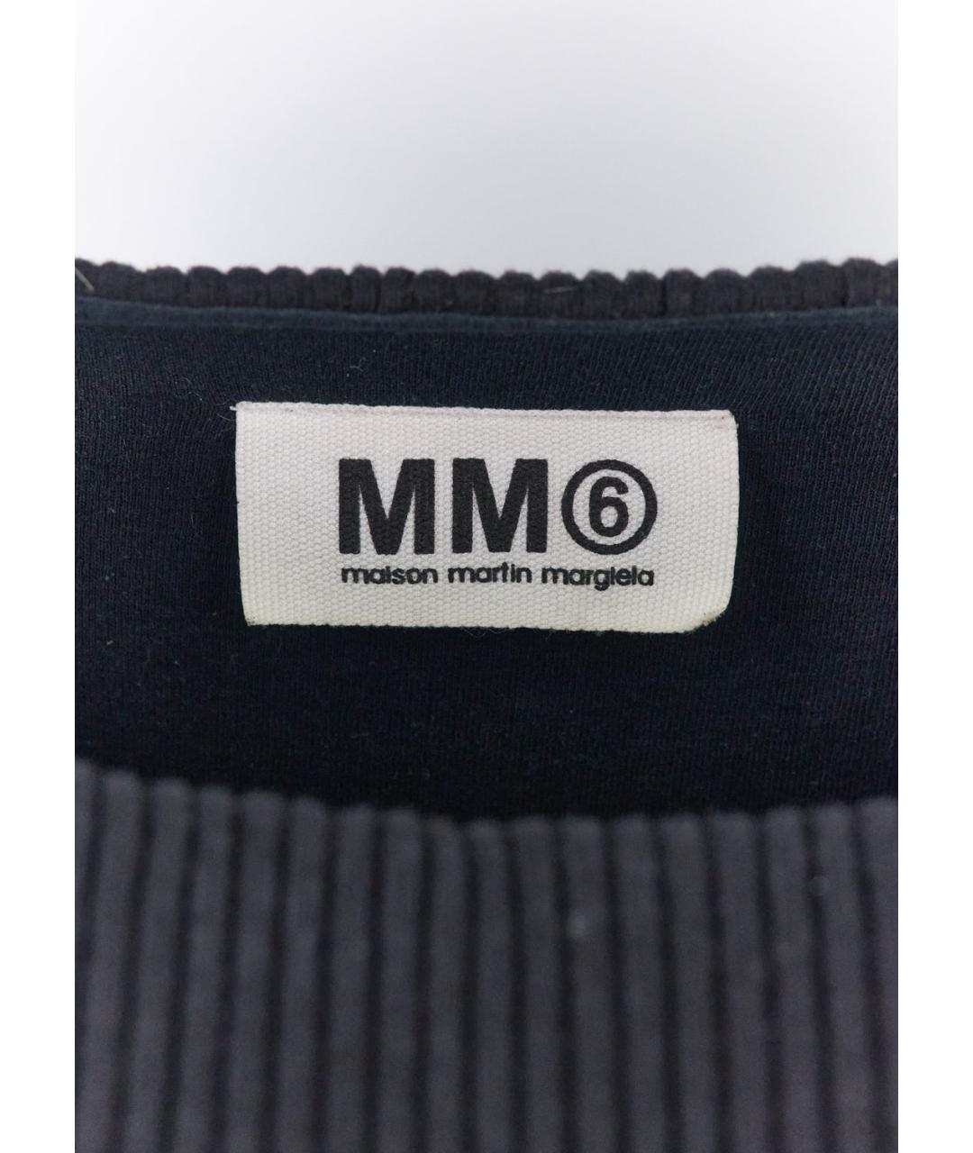 MM6 MAISON MARGIELA Черный полиэстеровый джемпер / свитер, фото 3