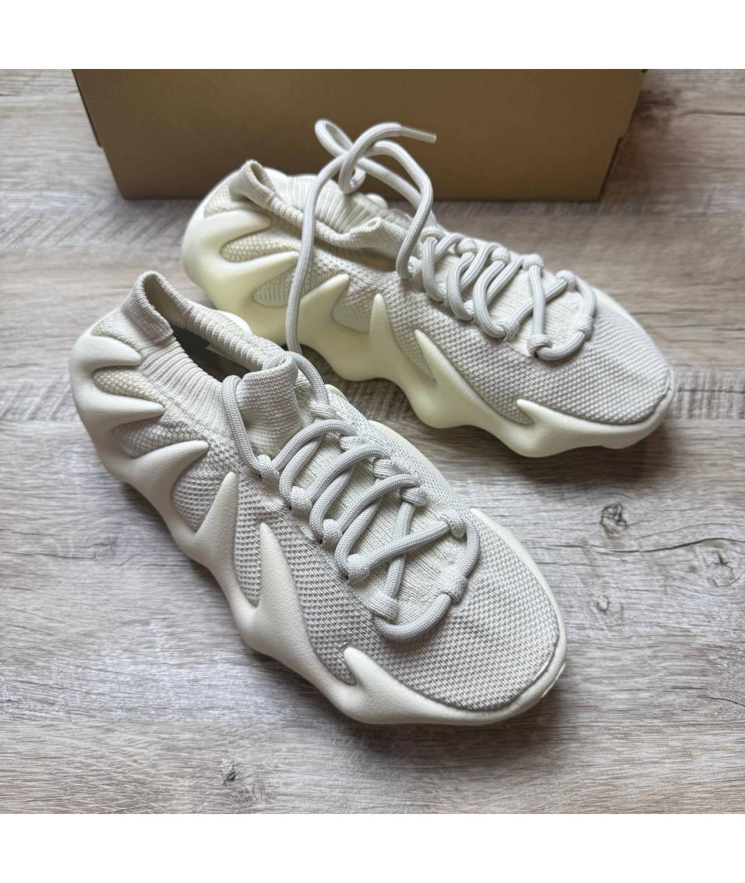 ADIDAS YEEZY Бежевые шлепанцы, фото 7