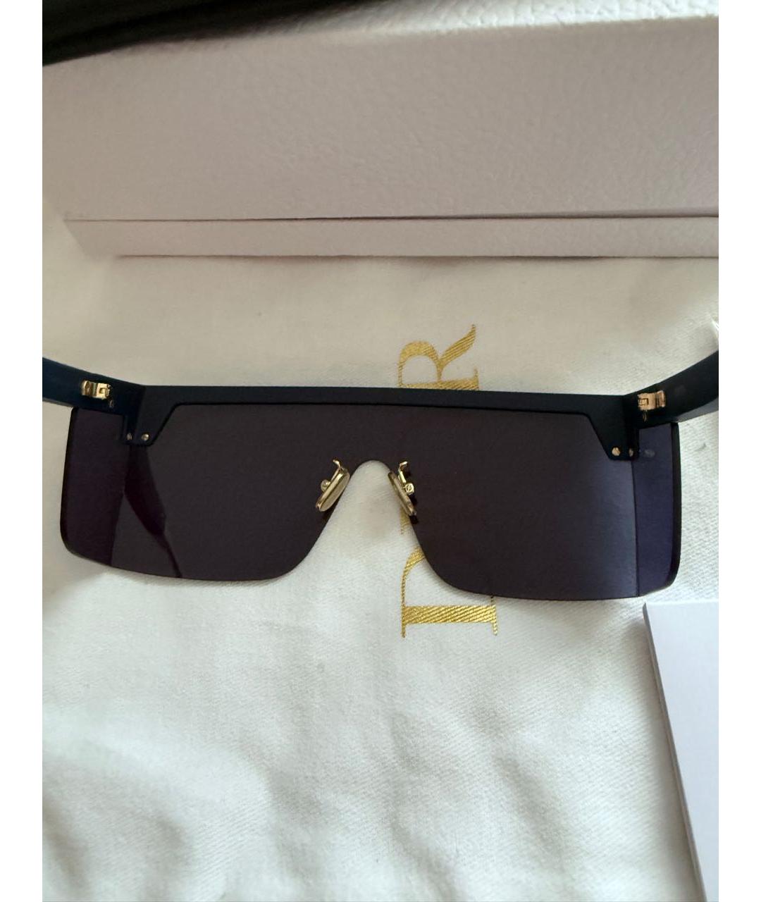CHRISTIAN DIOR Темно-синие пластиковые солнцезащитные очки, фото 5