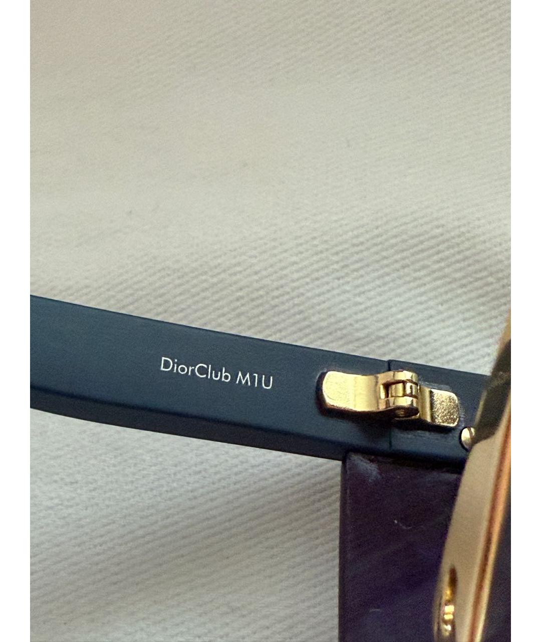 CHRISTIAN DIOR Темно-синие пластиковые солнцезащитные очки, фото 8