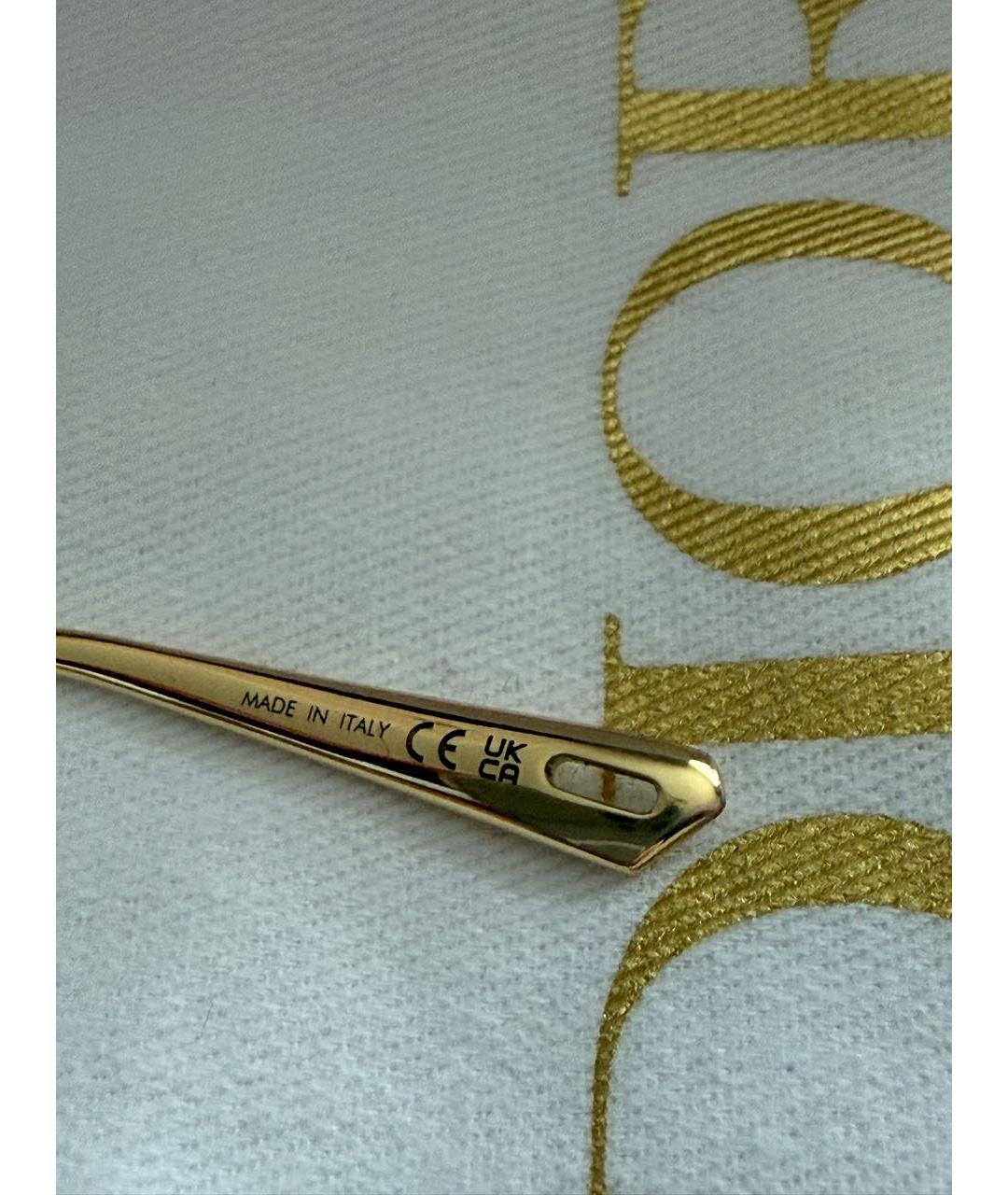 CHRISTIAN DIOR Темно-синие пластиковые солнцезащитные очки, фото 7