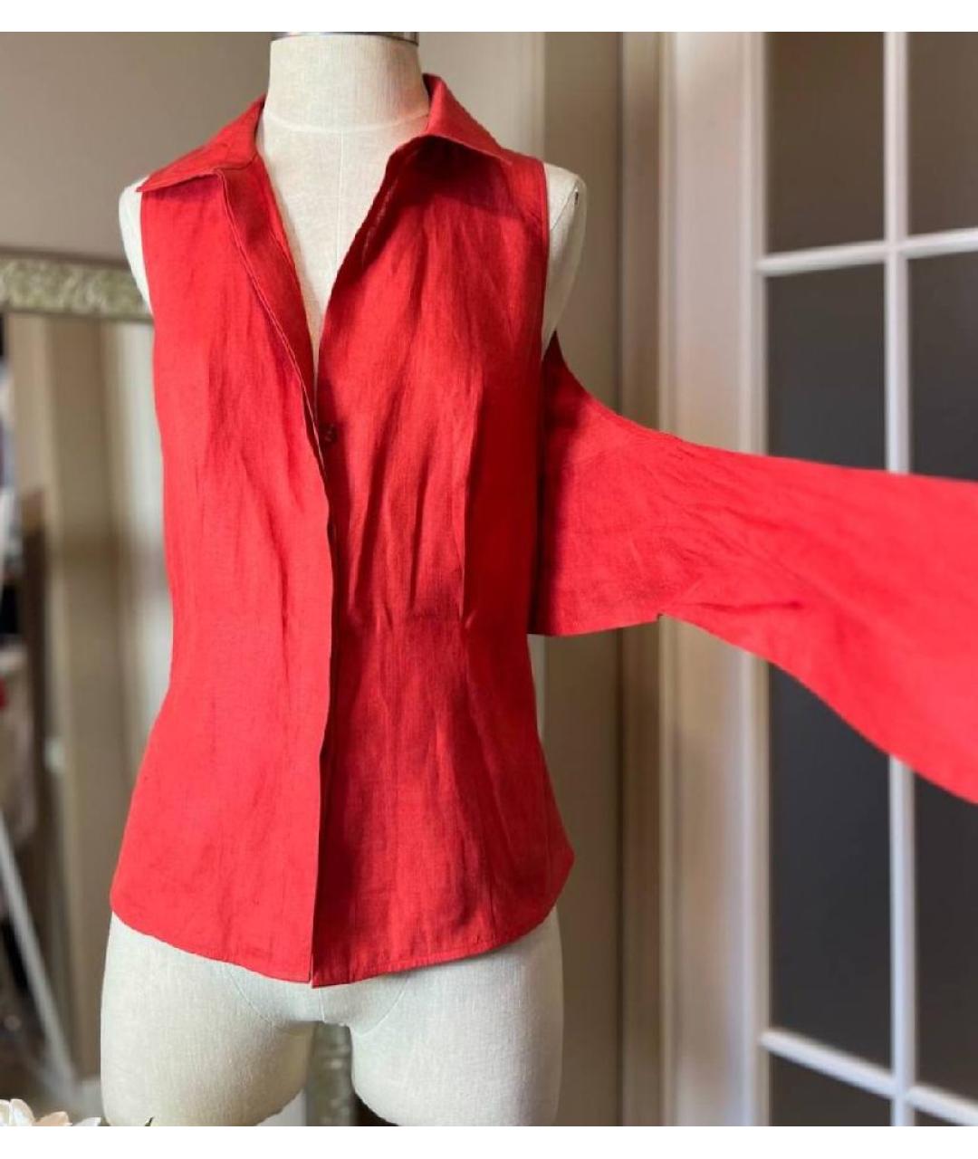 MAX MARA Красная блузы, фото 4