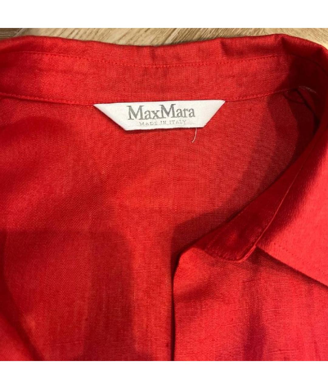 MAX MARA Красная блузы, фото 3