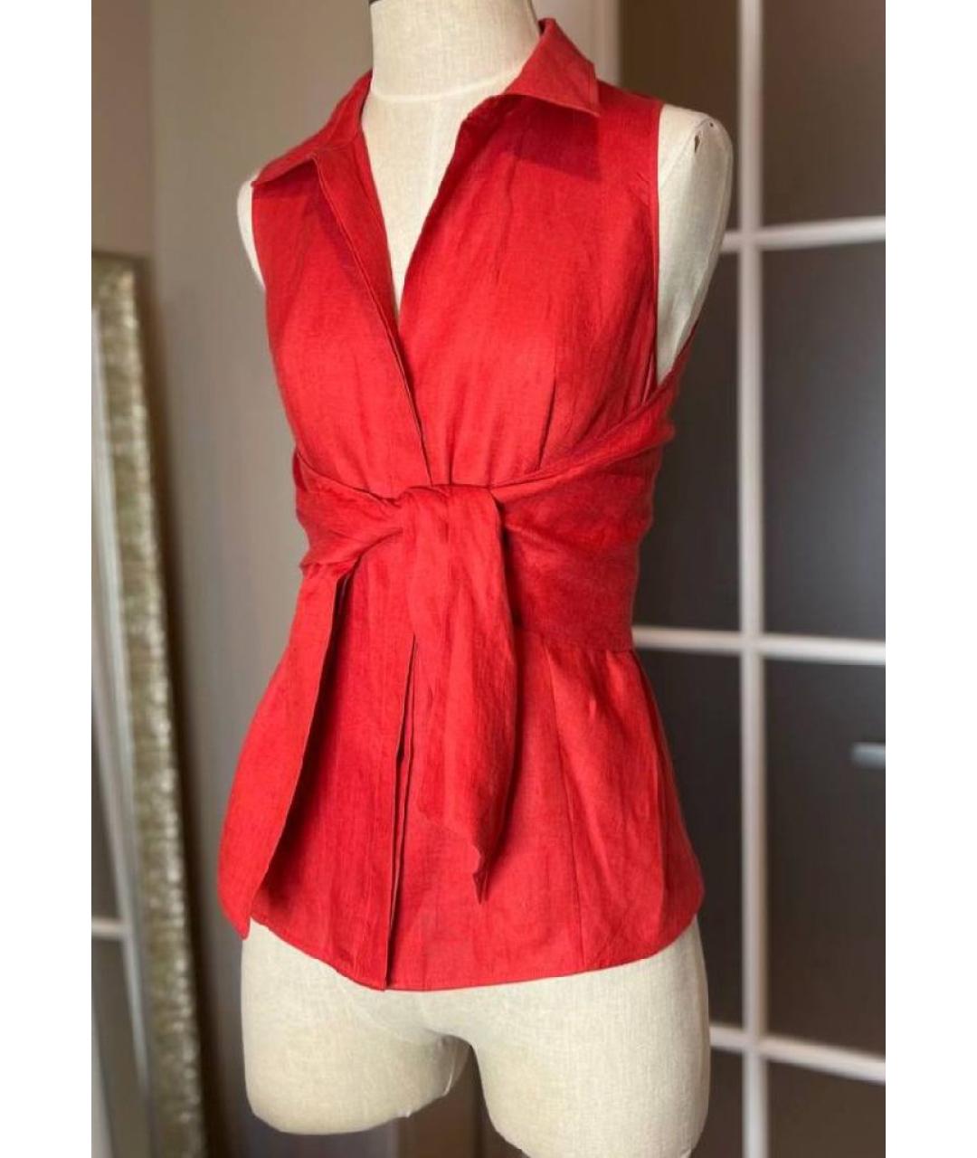 MAX MARA Красная блузы, фото 7