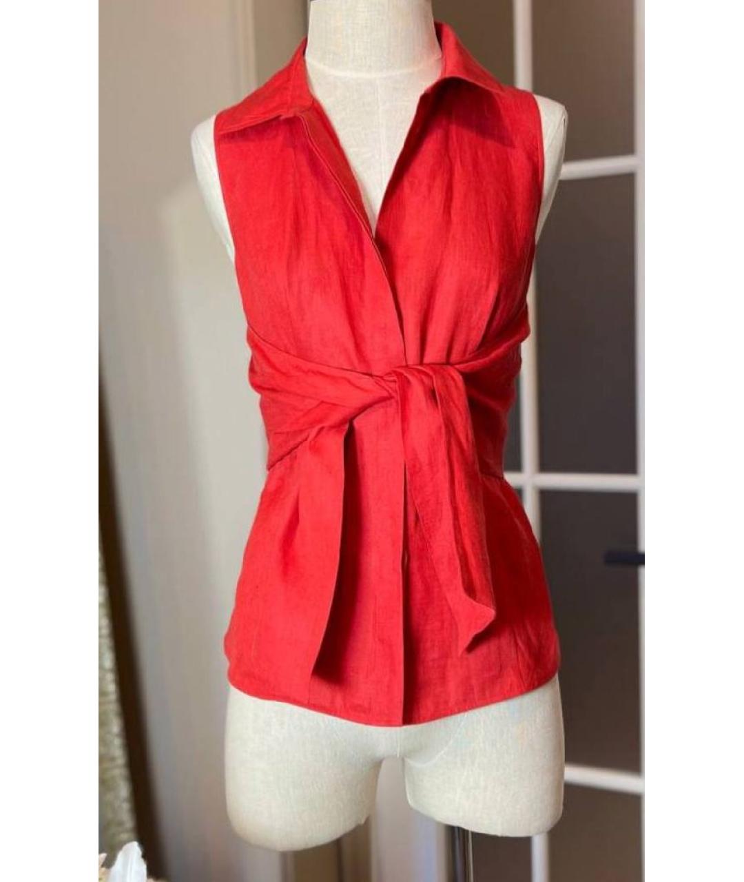 MAX MARA Красная блузы, фото 8