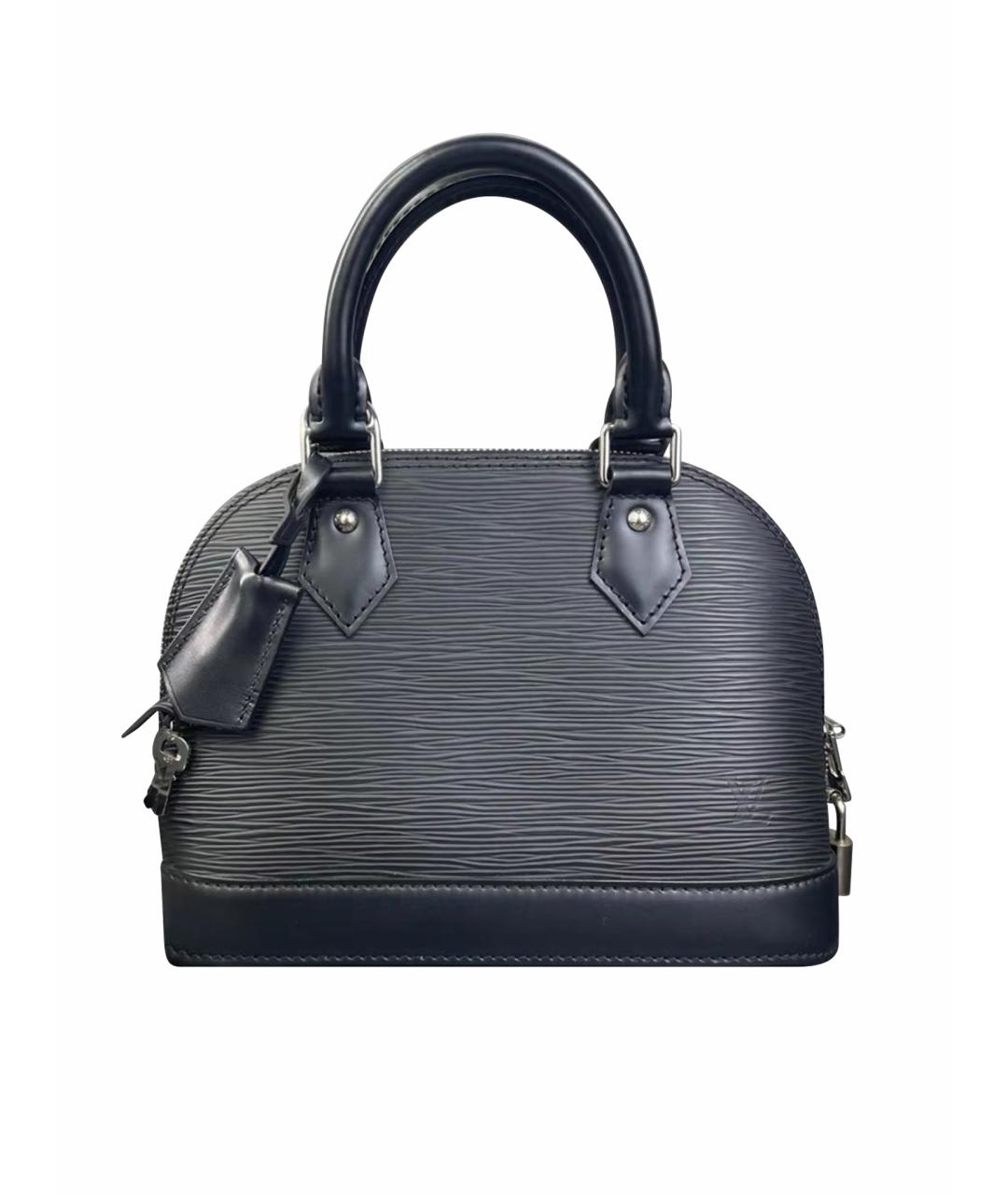 LOUIS VUITTON Черная кожаная сумка через плечо, фото 1