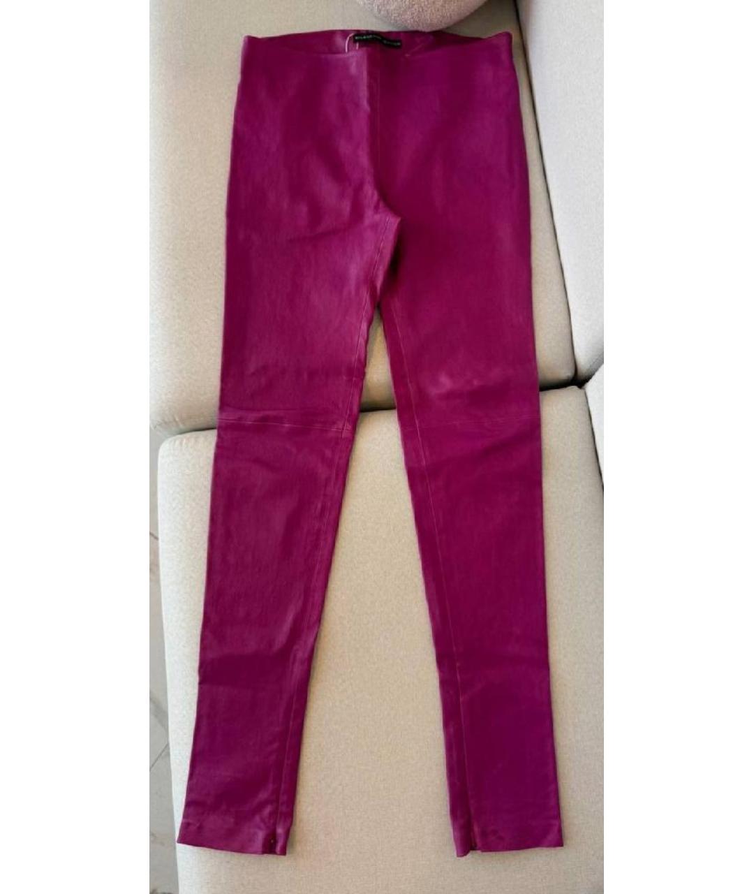 BALENCIAGA Фуксия брюки узкие, фото 9