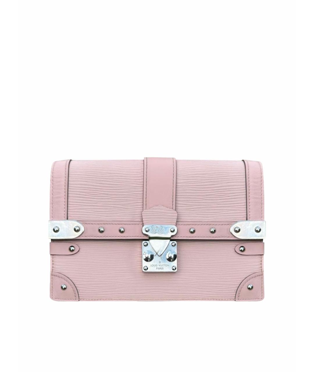 LOUIS VUITTON Розовая кожаная сумка через плечо, фото 1