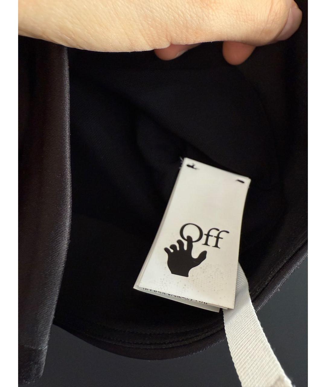 OFF-WHITE Черная полиамидовая майка, фото 3