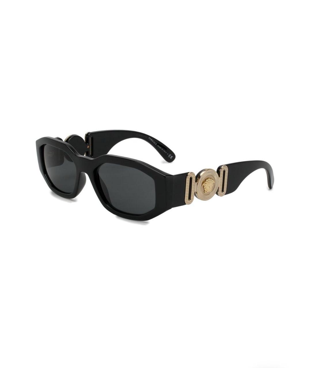 VERSACE Черные солнцезащитные очки, фото 2