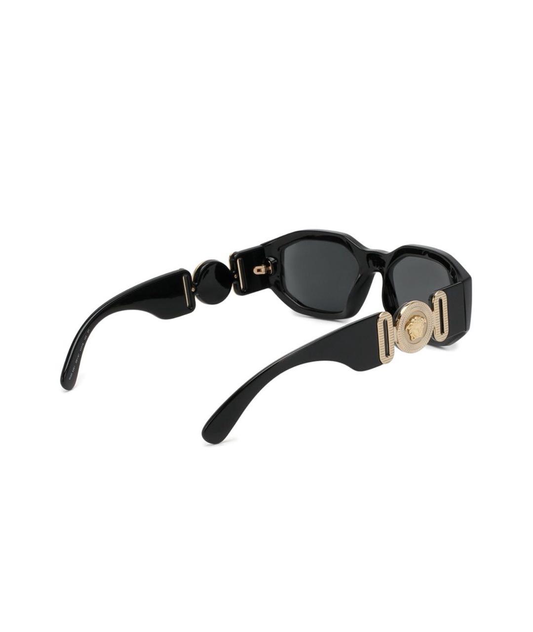 VERSACE Черные солнцезащитные очки, фото 3