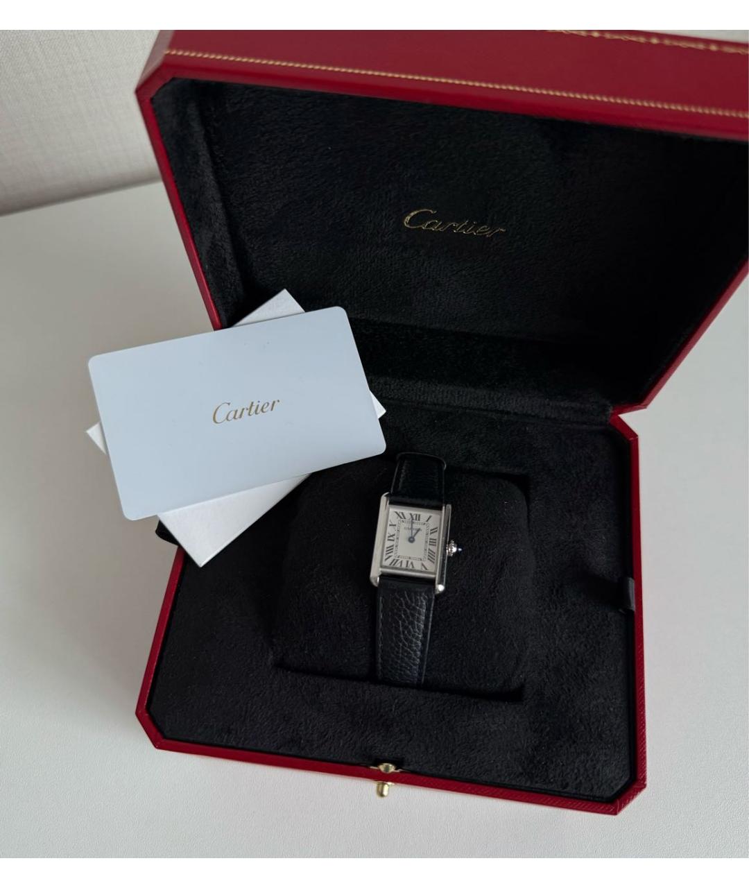 CARTIER Серебряные с серебряным покрытием часы, фото 2