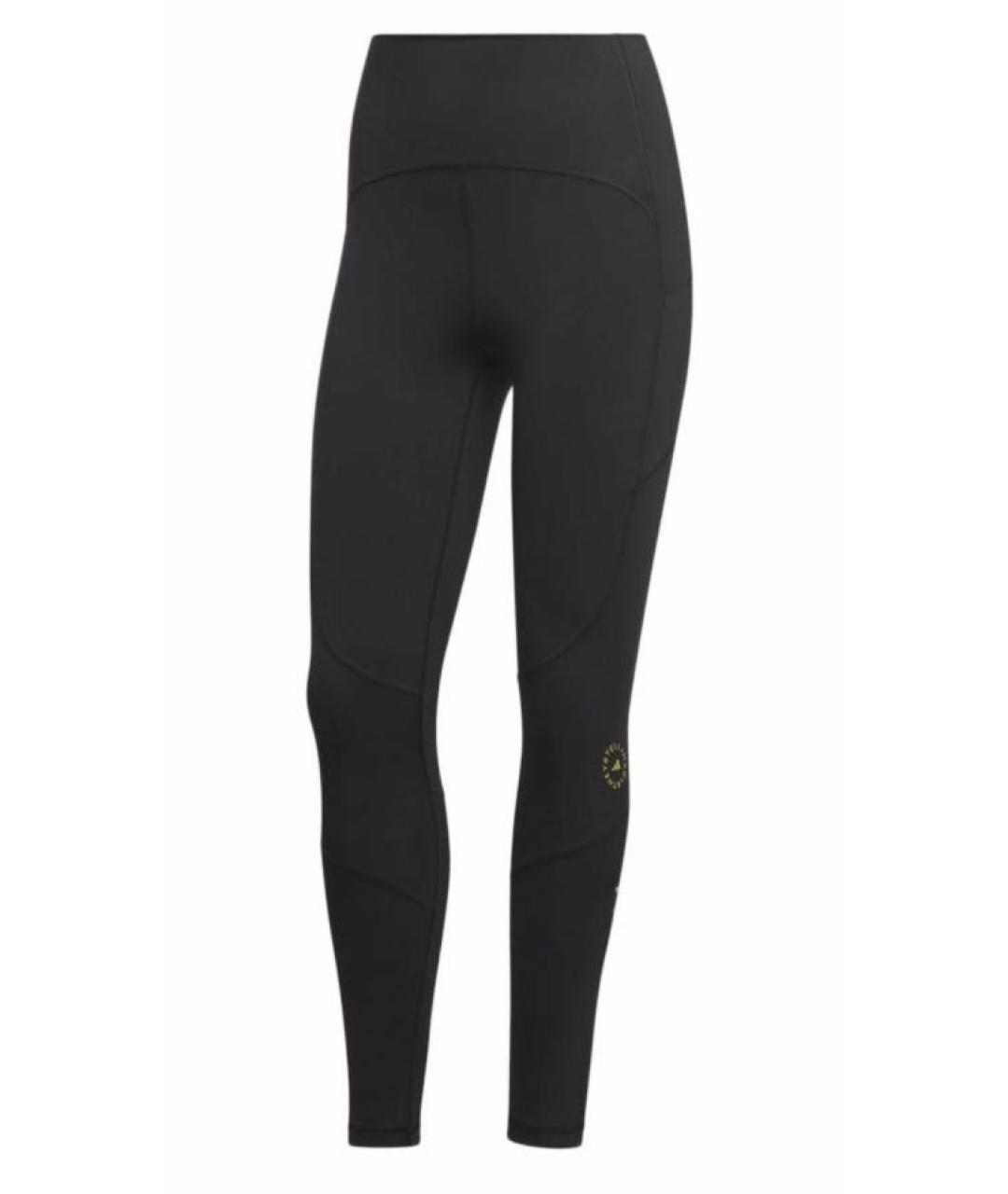ADIDAS BY STELLA MCCARTNEY Черные хлопко-эластановые леггинсы и велосипедки, фото 9