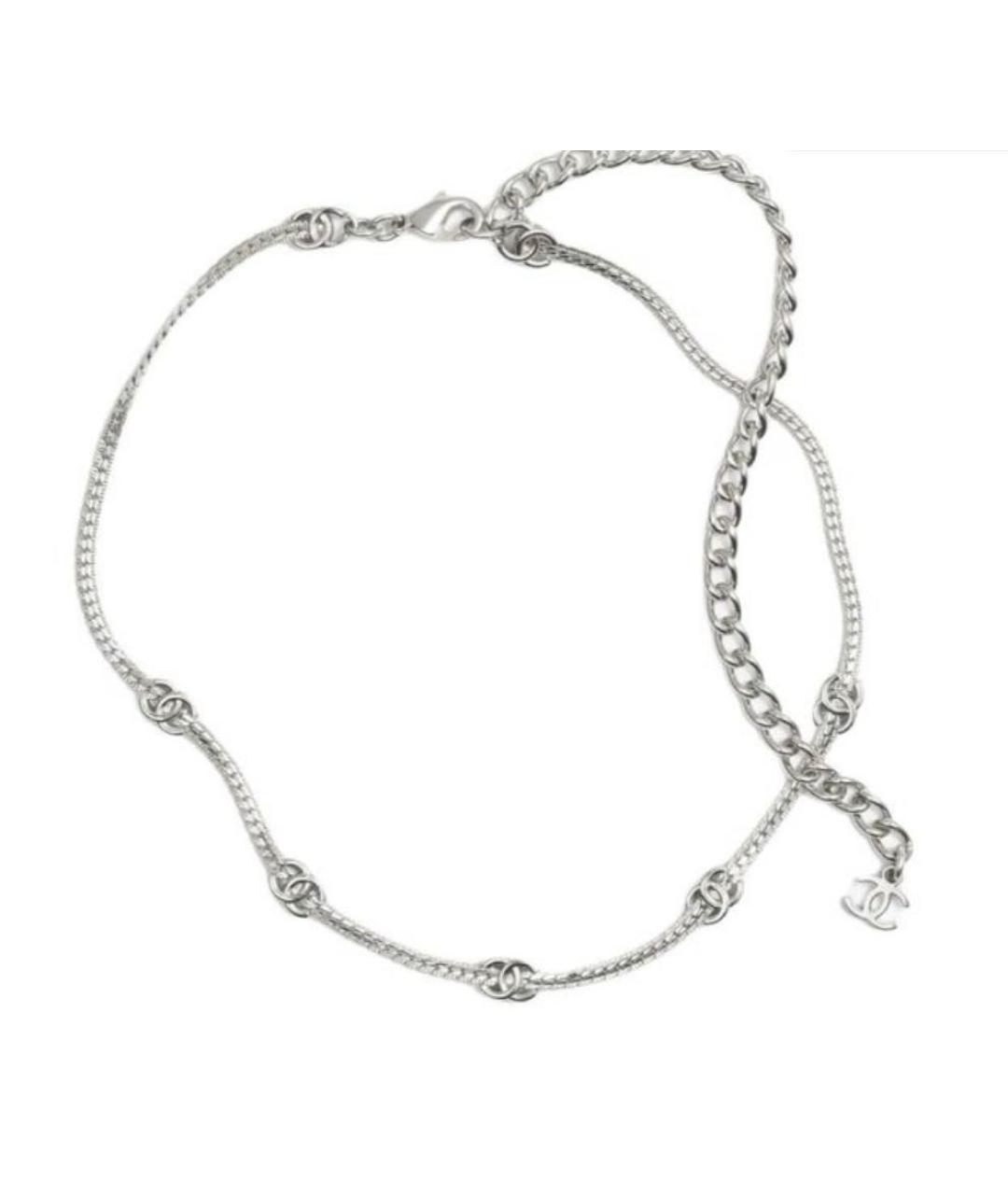 CHANEL Серебрянный чокер, фото 5