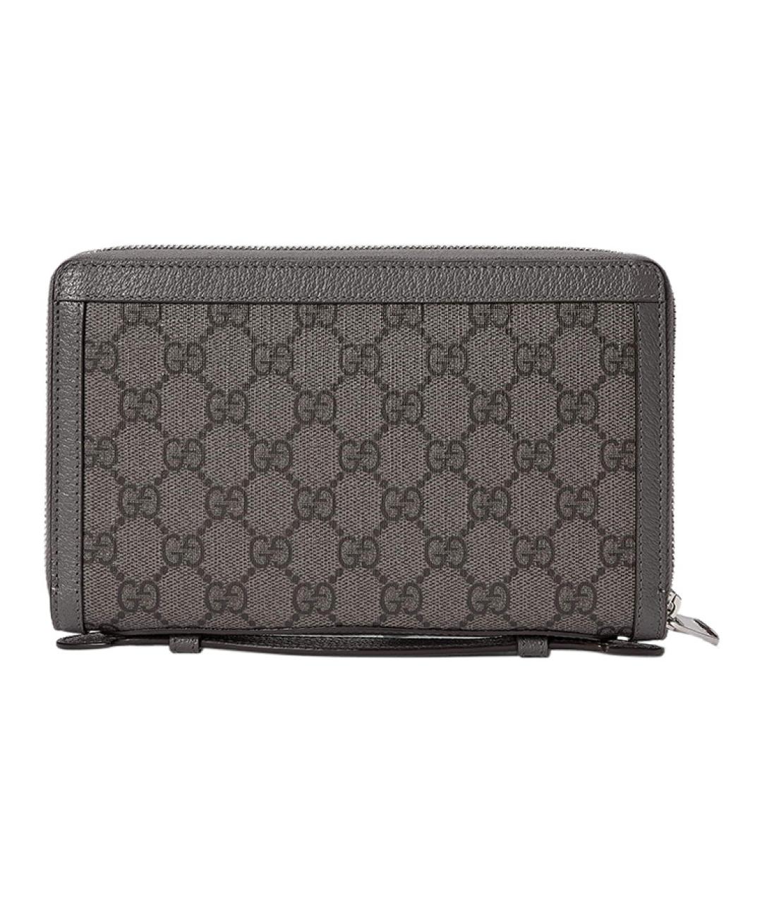 GUCCI Серая сумка с короткими ручками, фото 6