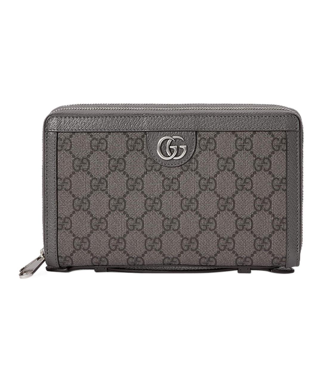 GUCCI Серая сумка с короткими ручками, фото 1