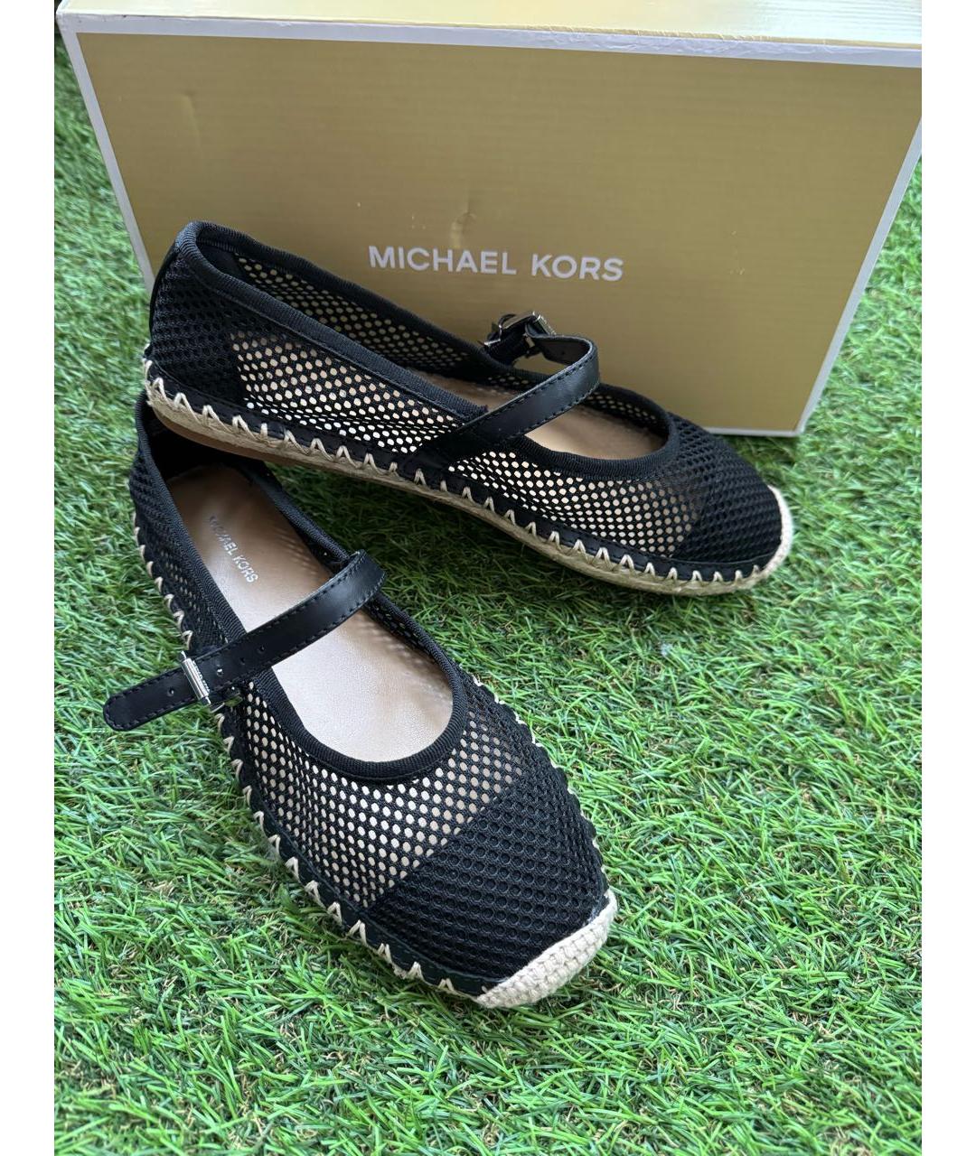 MICHAEL KORS Черные эспадрильи, фото 5