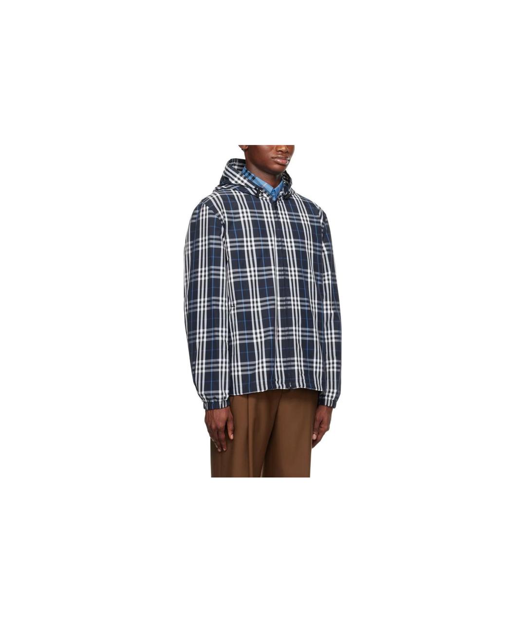 BURBERRY Темно-синяя куртка, фото 3