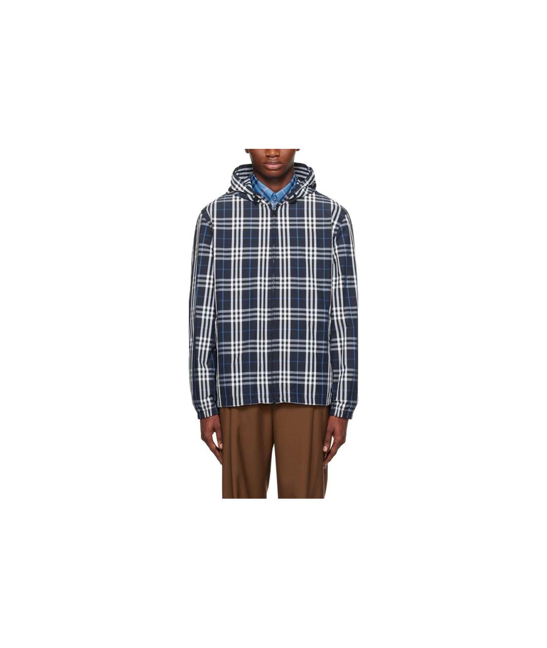 BURBERRY Темно-синяя куртка, фото 1