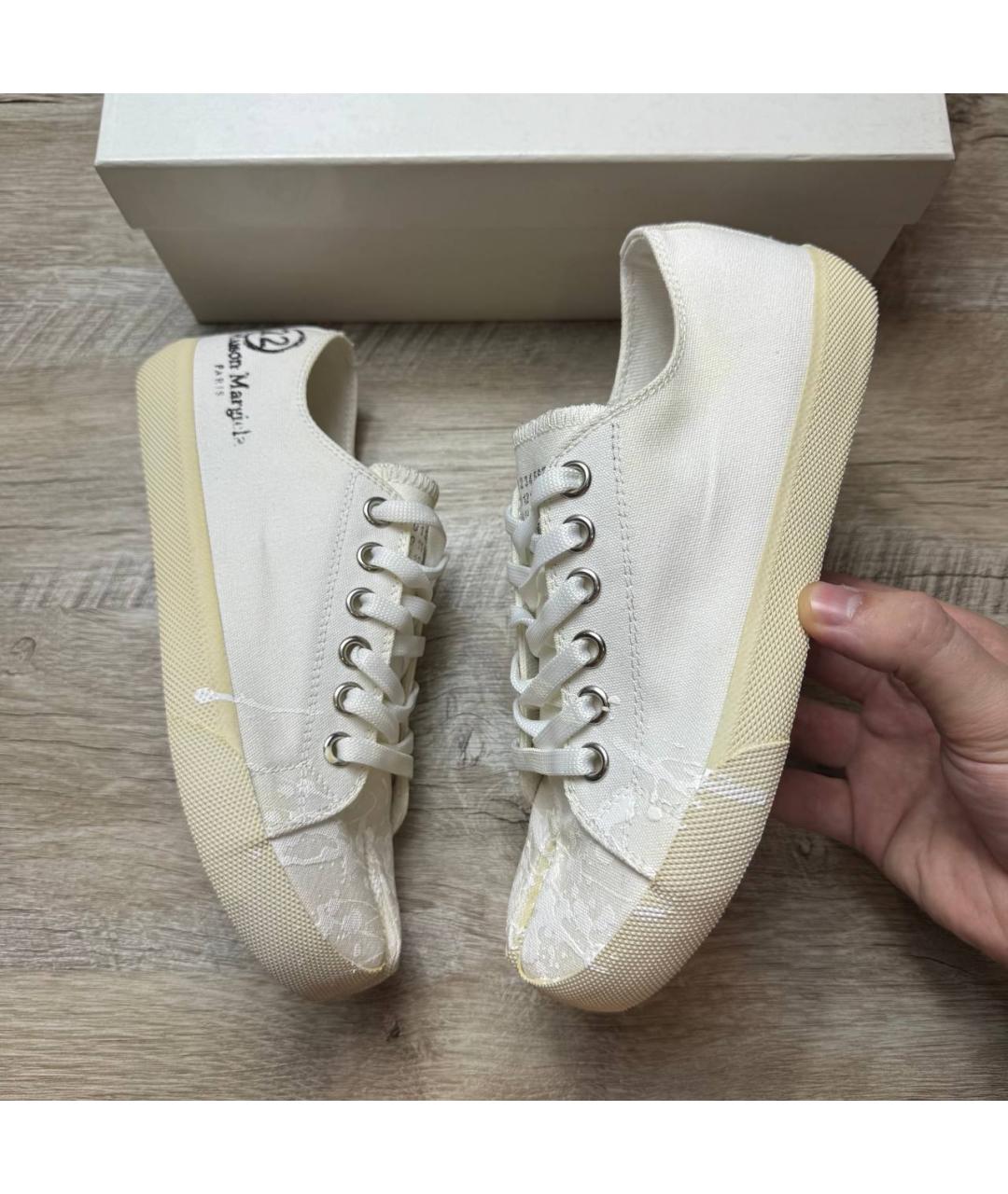 MAISON MARGIELA Белые кеды, фото 10
