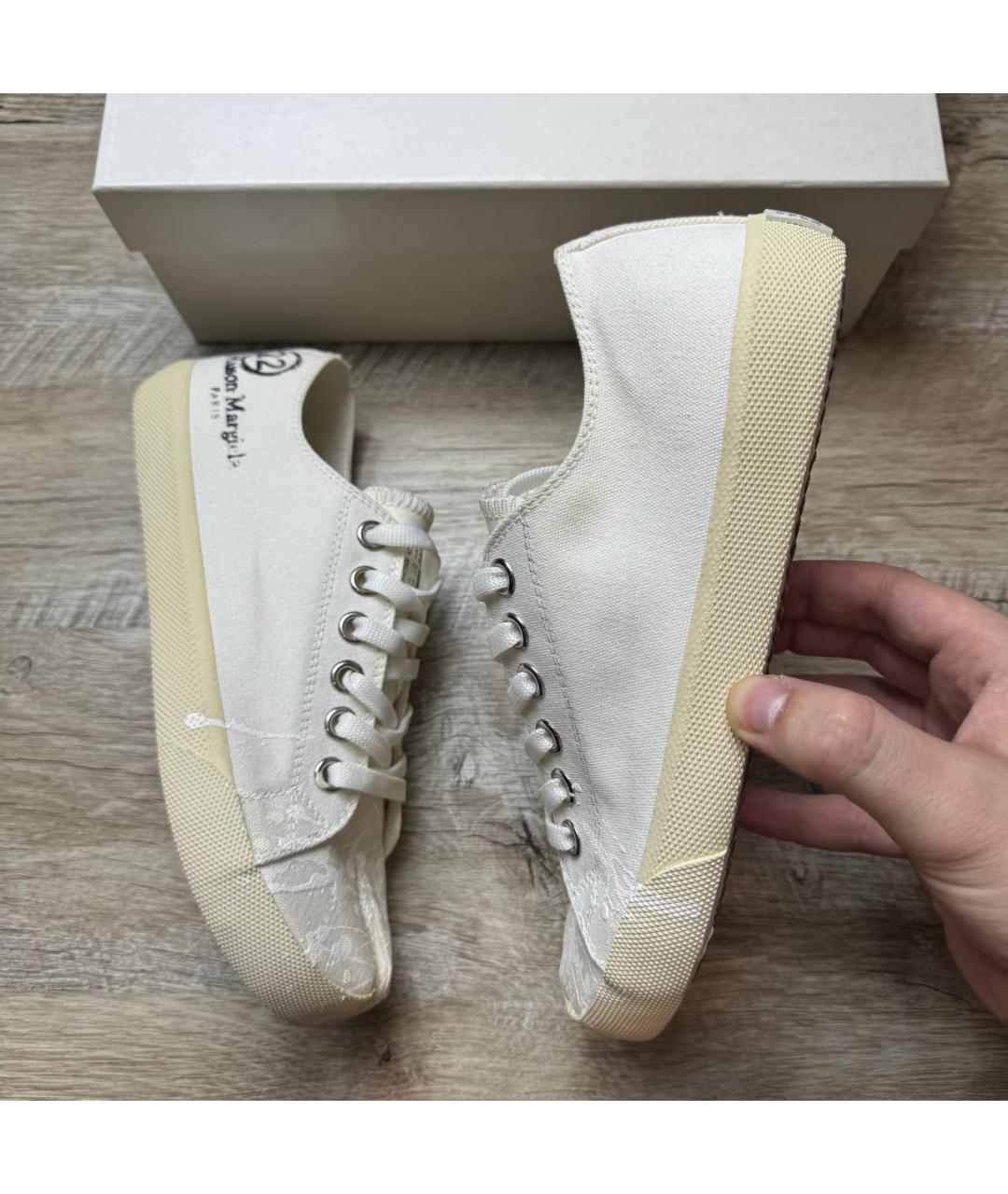 MAISON MARGIELA Белые кеды, фото 6