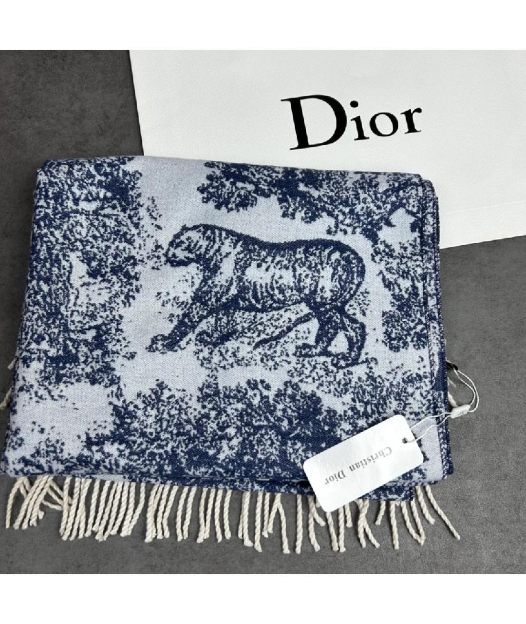 CHRISTIAN DIOR Шерстяной шарф, фото 3