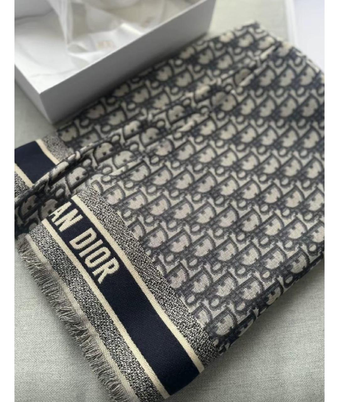 CHRISTIAN DIOR Кашемировый шарф, фото 2