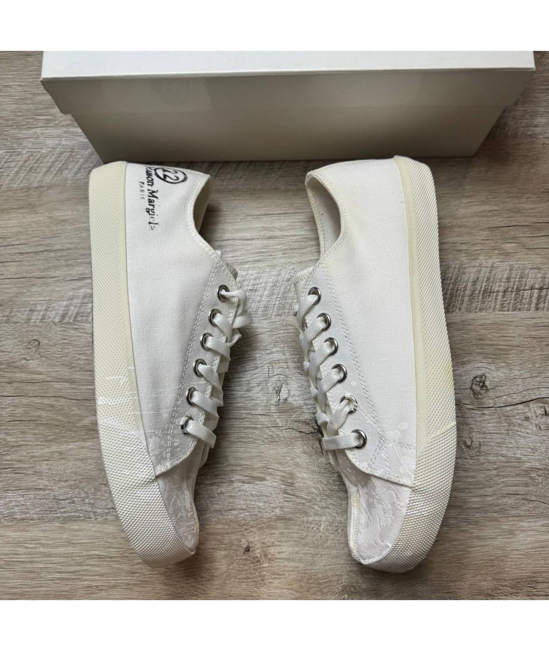 MAISON MARGIELA Белые кеды, фото 6