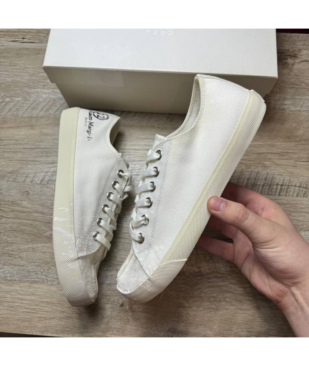 MAISON MARGIELA Белые кеды, фото 5