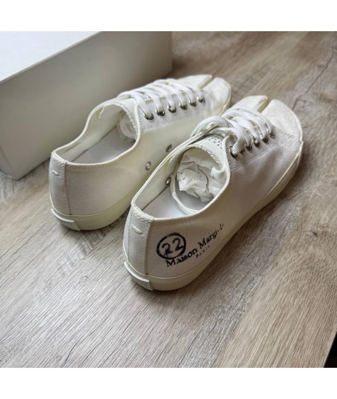 MAISON MARGIELA Белые кеды, фото 8