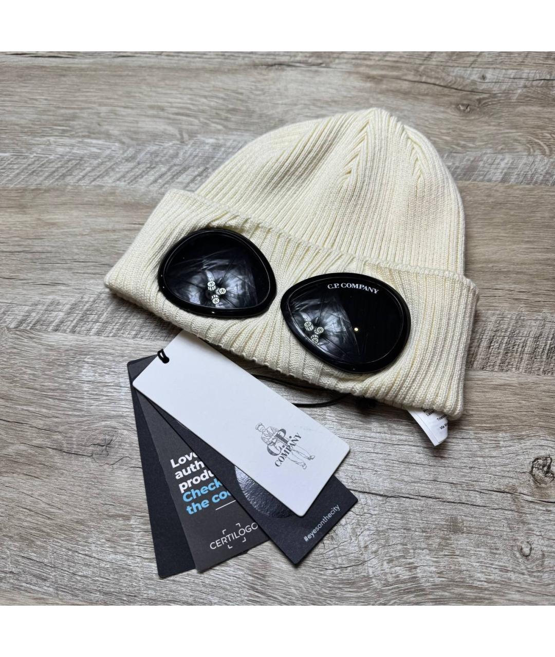 CP COMPANY Бежевая шапка, фото 2
