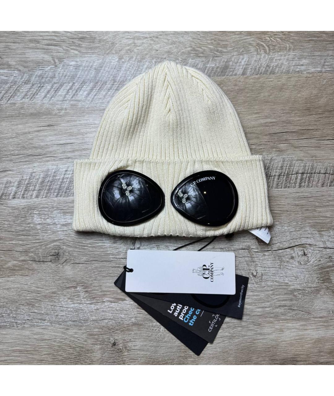 CP COMPANY Бежевая шапка, фото 7