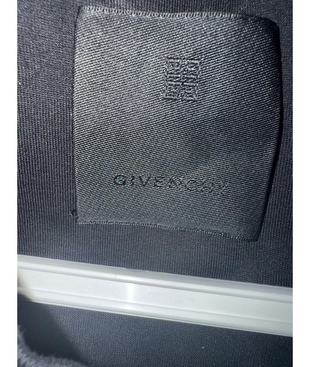 GIVENCHY Черная хлопковая футболка, фото 4