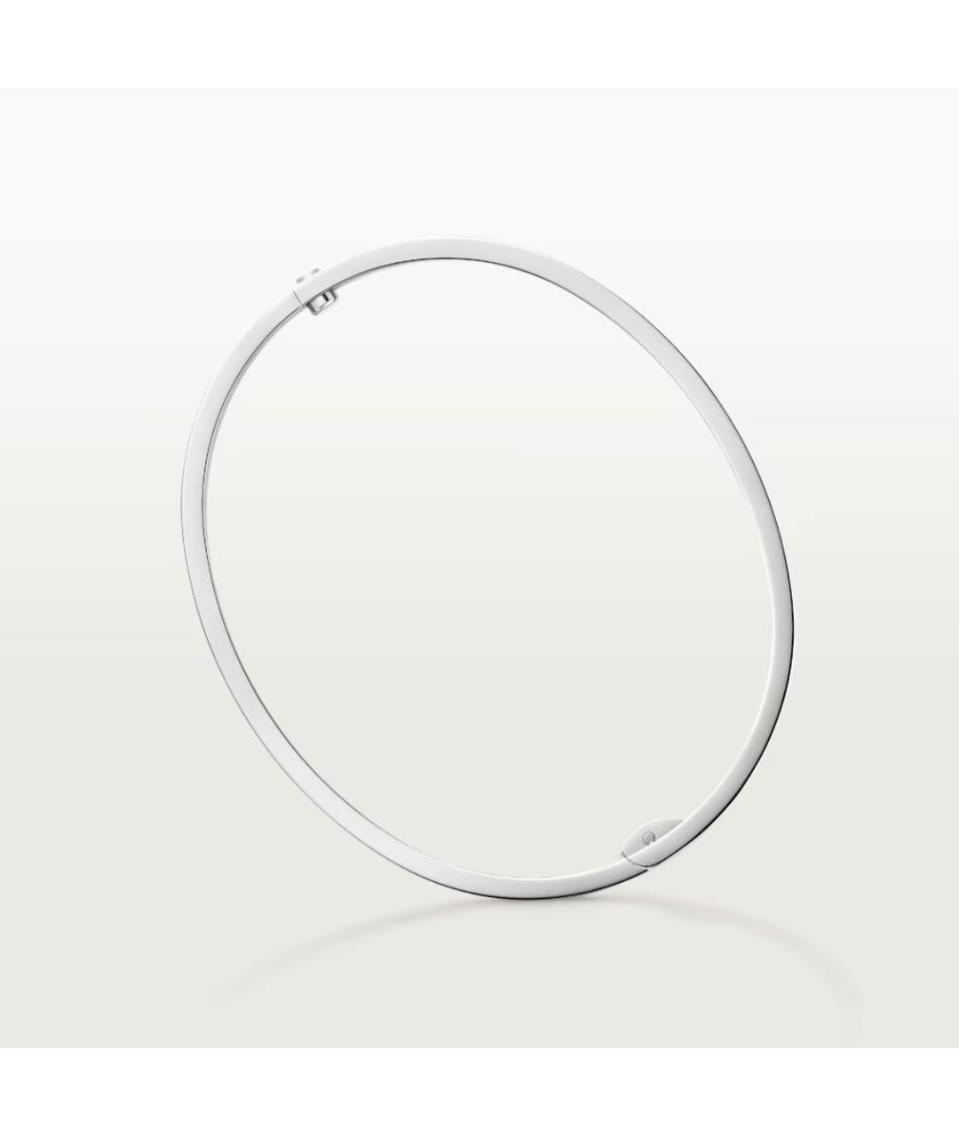 CARTIER Белый браслет из белого золота, фото 7