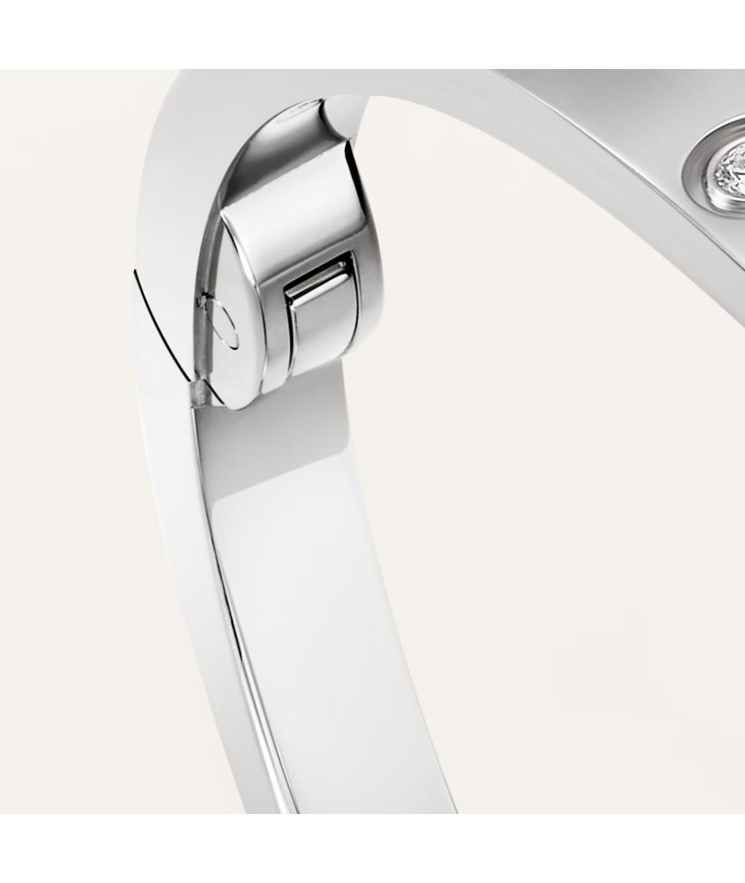 CARTIER Белый браслет из белого золота, фото 6