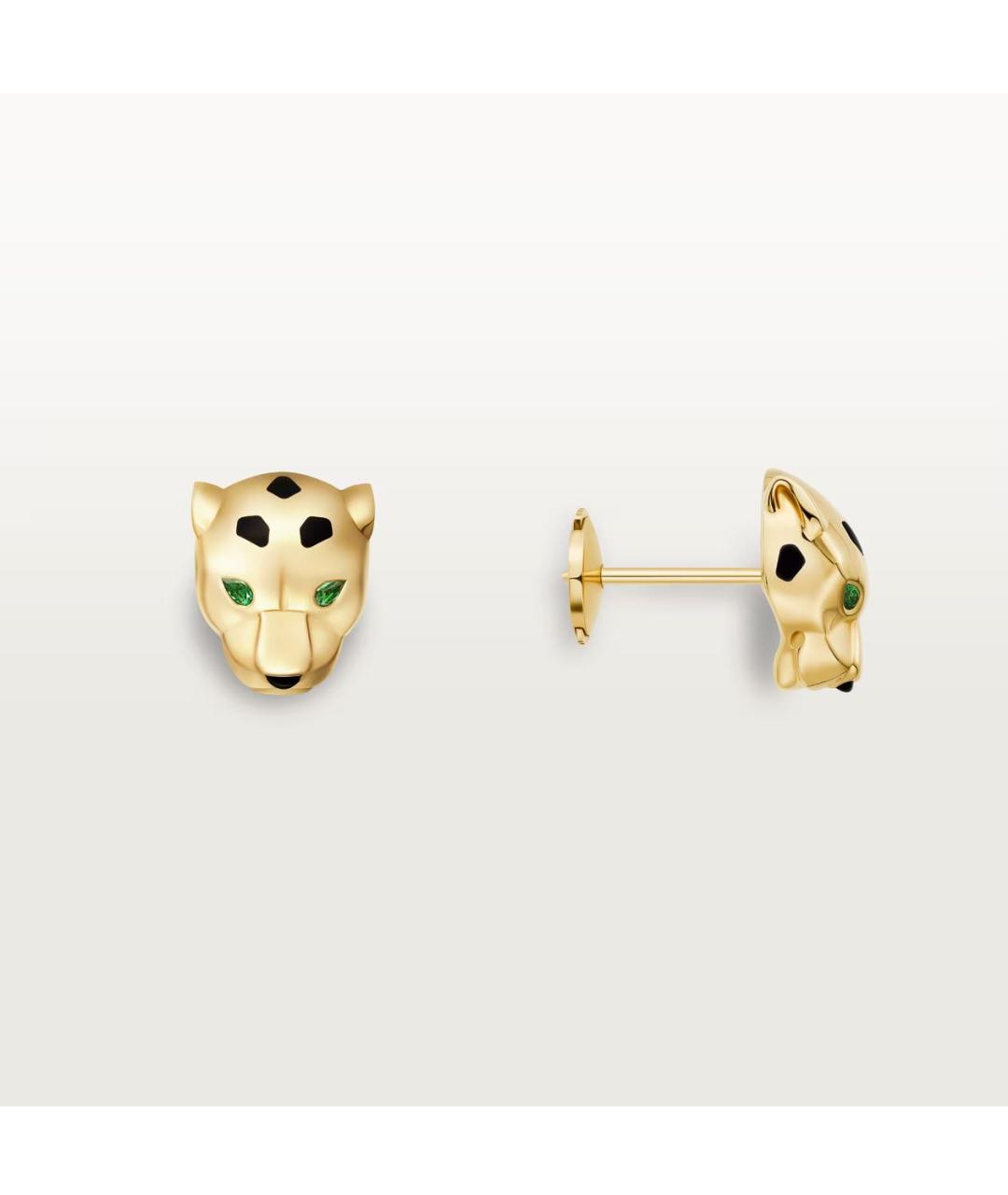 CARTIER Золотые серьги из желтого золота, фото 3