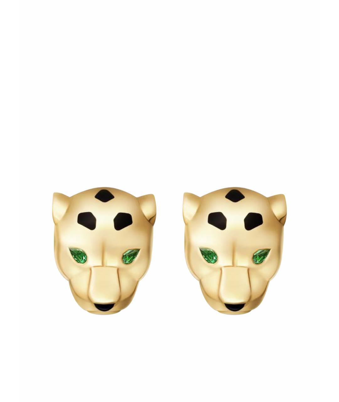 CARTIER Золотые серьги из желтого золота, фото 1