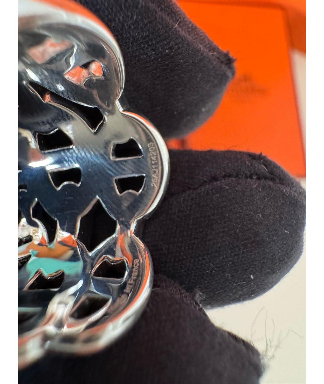 HERMES Серебряное серебряное кольцо, фото 2