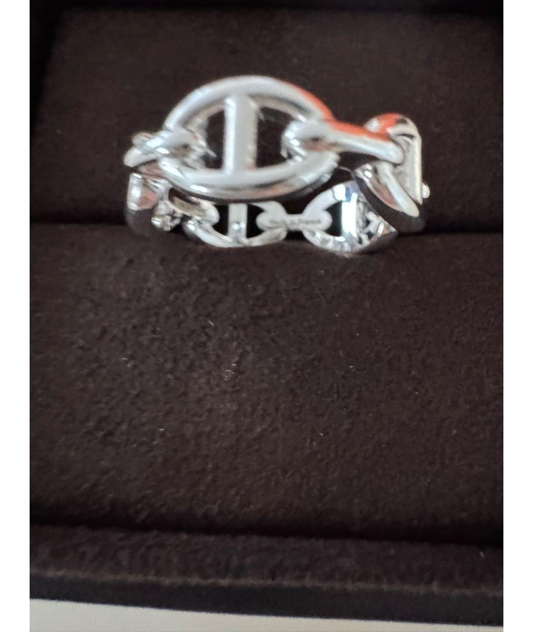 HERMES Серебряное серебряное кольцо, фото 2
