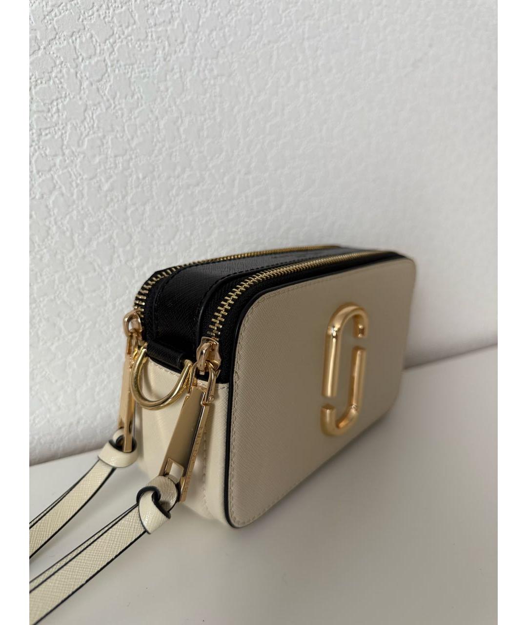 MARC JACOBS Бежевая кожаная сумка через плечо, фото 2