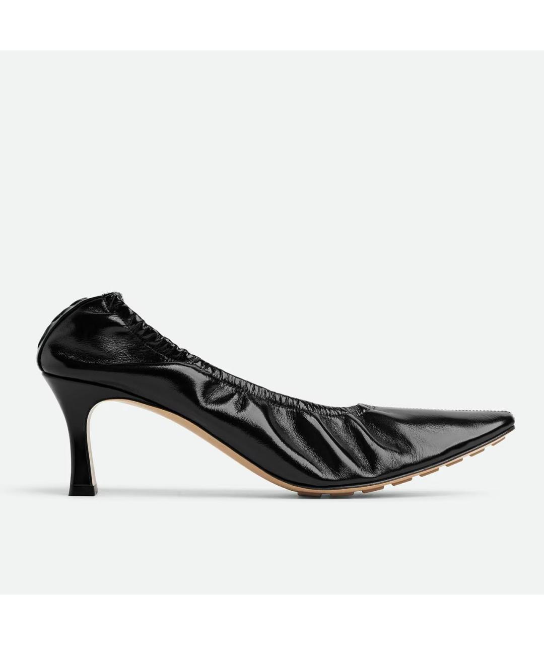 BOTTEGA VENETA Черные кожаные туфли, фото 8