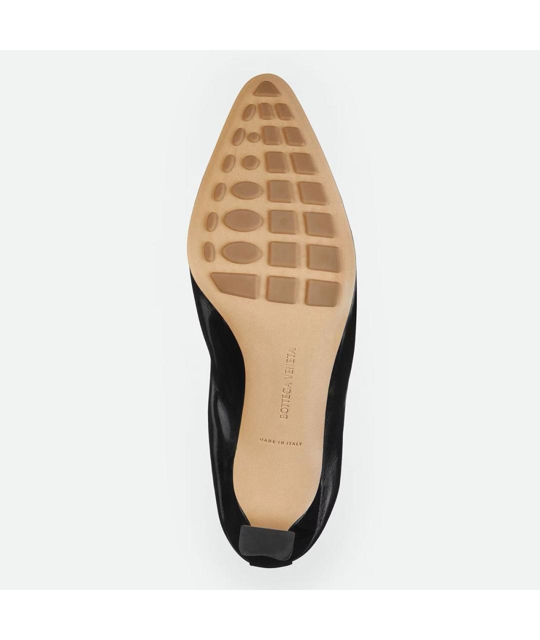 BOTTEGA VENETA Черные кожаные туфли, фото 7