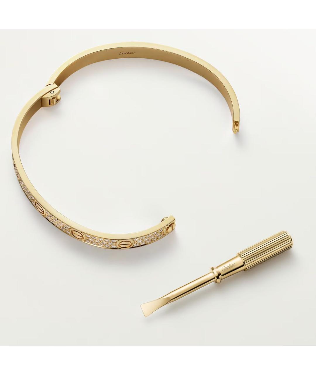 CARTIER Золотой браслет из желтого золота, фото 3