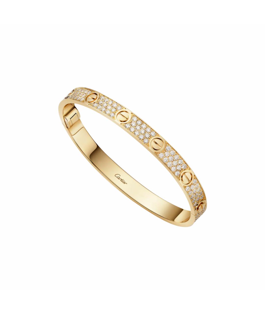 CARTIER Золотой браслет из желтого золота, фото 1