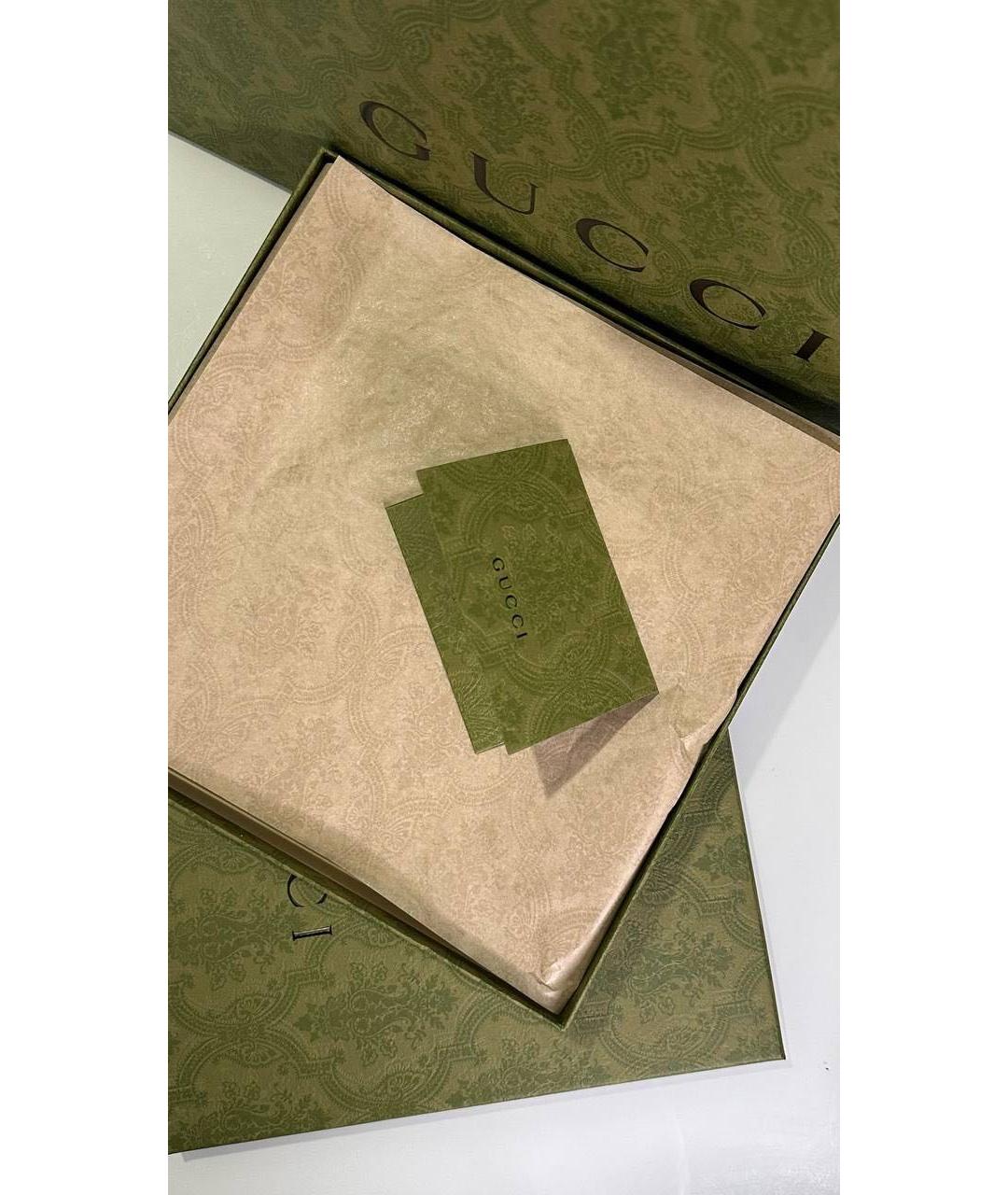 GUCCI Антрацитовый шарф, фото 4