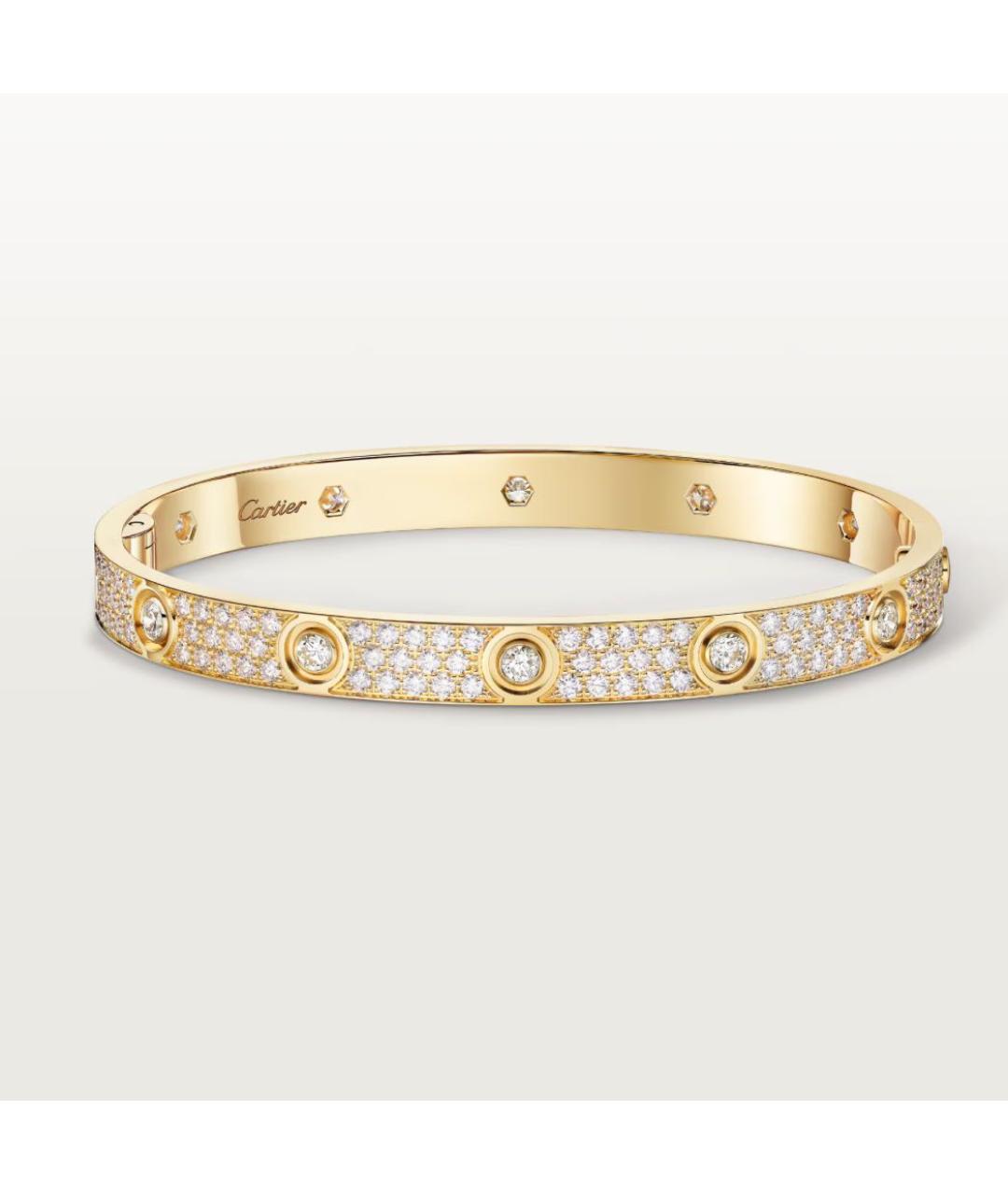 CARTIER Золотой браслет из желтого золота, фото 8