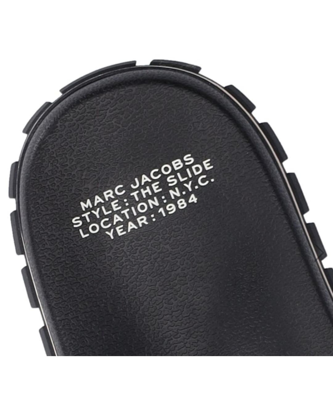 MARC JACOBS Белые кожаные шлепанцы, фото 5