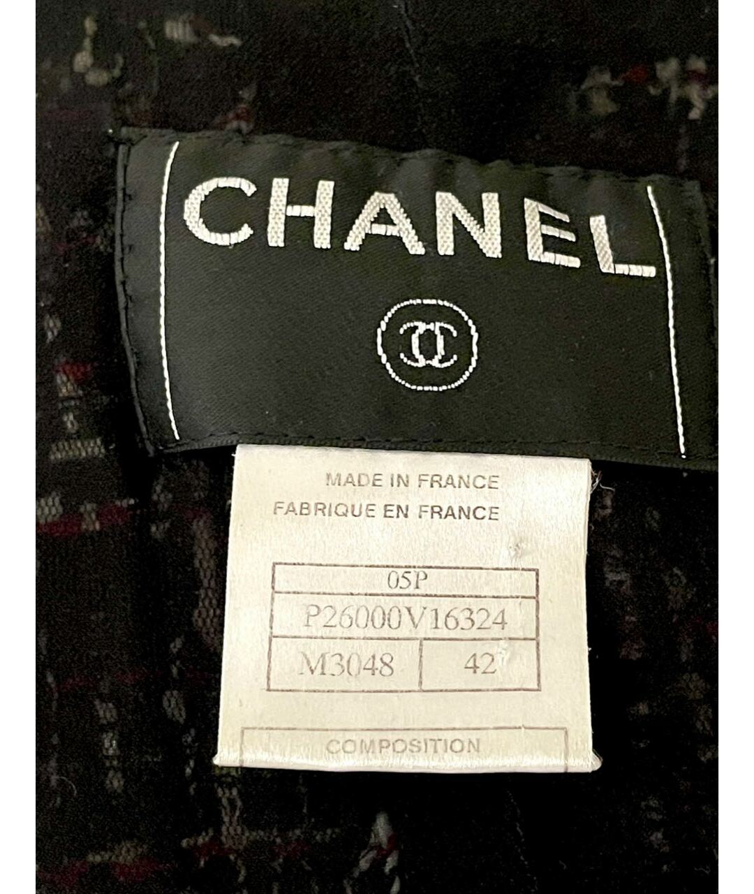 CHANEL Черный костюм с брюками, фото 5