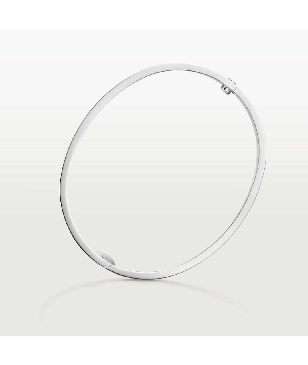 CARTIER Белый браслет из белого золота, фото 6