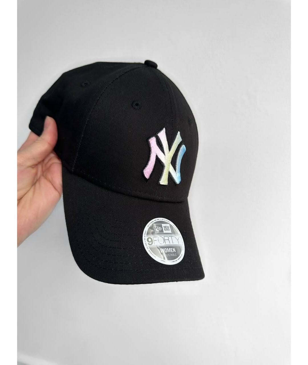 New Era Черная хлопковая кепка, фото 3